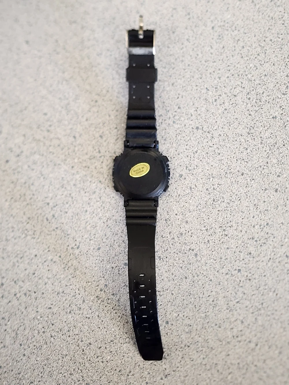 Vintage Black Digital Sports Watch Animated Multi Sport Display Retro Quartz